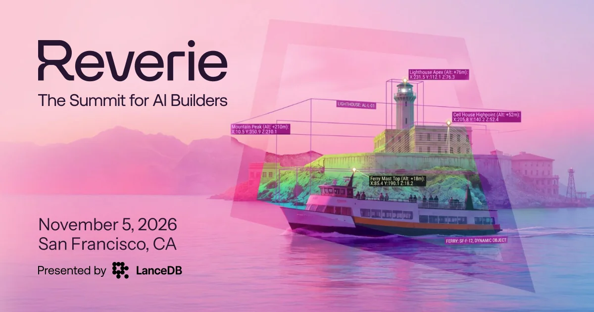 Reverie AI summit, November 5, 2026, San Francisco
